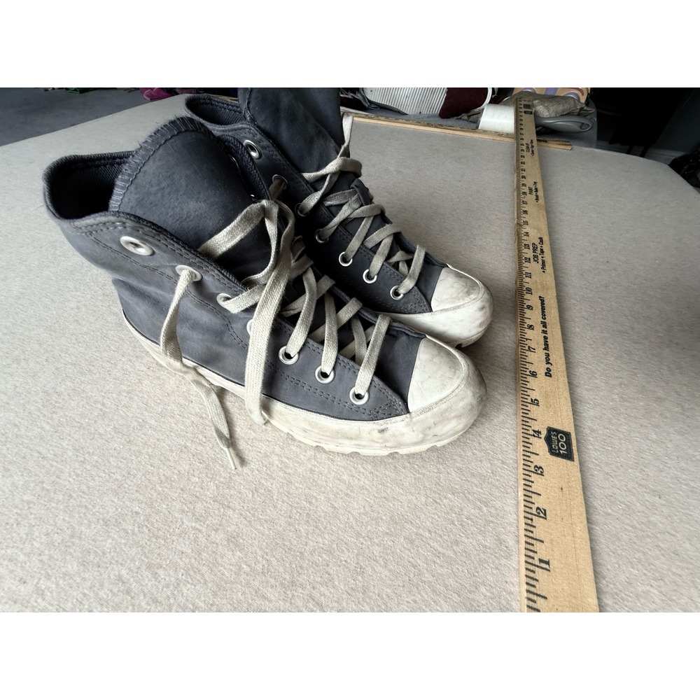 Converse Chuck Taylor All Star Lugged High Top Platform Gray Sneakers 571165F